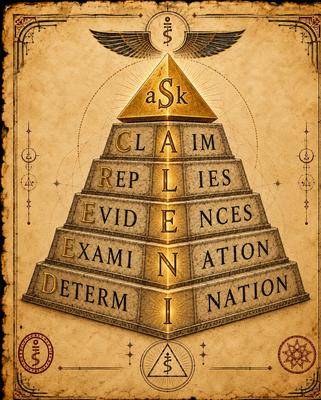 A historical Sudist diagram of the CREED.